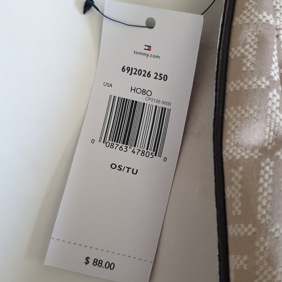 Tommy hilfiger hobo purse monogram logo - Picture 3 of 7